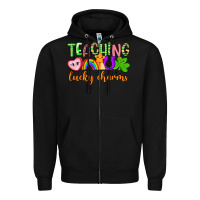Black teaching lucky charms Zipper Hoodie - Artiststas