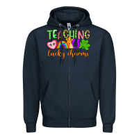 Navy teaching lucky charms Zipper Hoodie - Artiststas