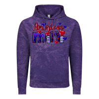 Cloud Purple American Mini  4th of July Vintage Hoodie - CowGirlArtShop