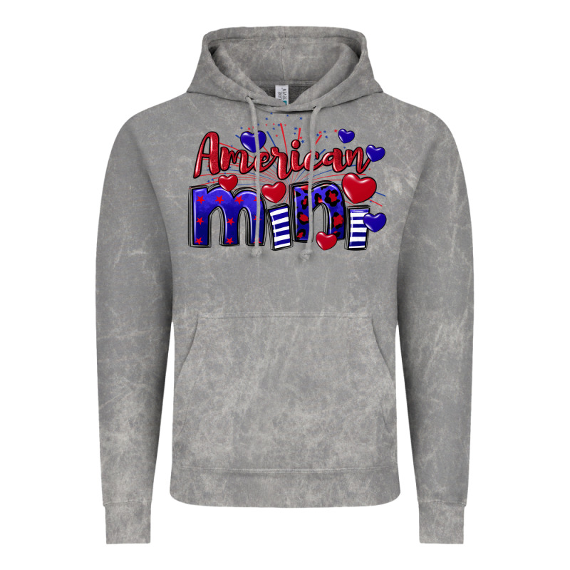 American Mini  4th Of July Vintage Hoodie by CowGirlArtShop | Teevron
