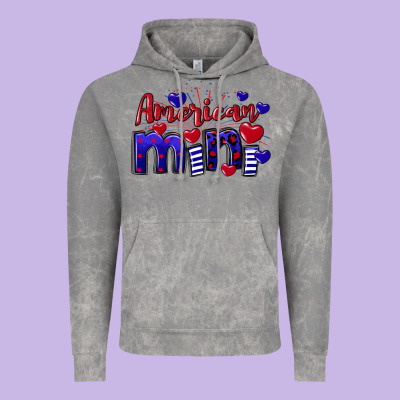 American Mini  4th Of July Vintage Hoodie Designed By Cowgirlartshop