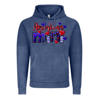 Vintage Denim American Mini  4th of July Vintage Hoodie - CowGirlArtShop
