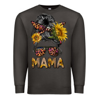 Smoke mess bun mama sunflowers Premium Sweatshirt - BarkalooDesign