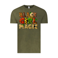 Vintage Olive black girl magic juneteenth Vintage Tee - CowGirlArtShop