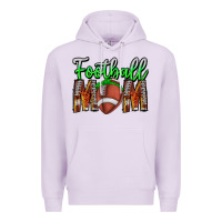 Lilac football mom Premium Hoodie - CowhideDigitalArt
