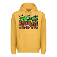 Mustard football mom Premium Hoodie - CowhideDigitalArt