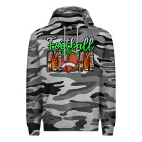 Slate Camo football mom Premium Hoodie - CowhideDigitalArt