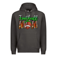 Smoke football mom Premium Hoodie - CowhideDigitalArt