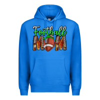True Royal football mom Premium Hoodie - CowhideDigitalArt