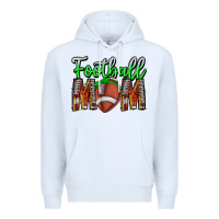 White football mom Premium Hoodie - CowhideDigitalArt