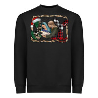 Black joy Christmas Heavyweight Sweatshirt - CowhideDigitalArt