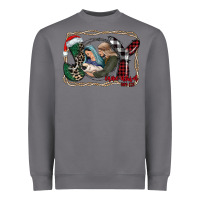 Storm joy Christmas Heavyweight Sweatshirt - CowhideDigitalArt