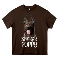 Chocolate Brown Snarky Puppy Heavy Core Tee - Bettercallsaul