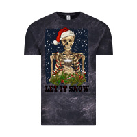 Cloud Black let it snow Vintage Tee - RanaPortraitStore