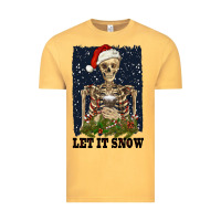 Vintage Mustard let it snow Vintage Tee - RanaPortraitStore