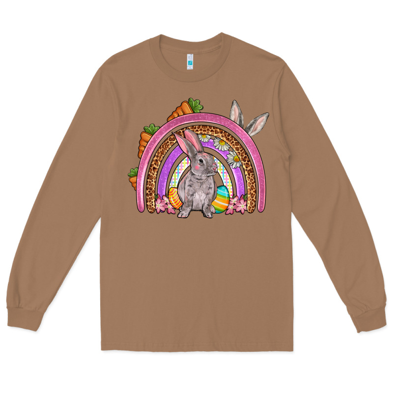 Easter Rainbow Long Sleeve Tee by OliviaCreatesArt | Teevron