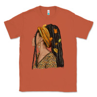 Copper Fall afro woman Classic Tee - NancyCooperArtShop