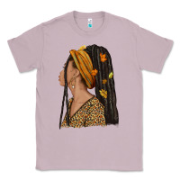 Lilac Fall afro woman Classic Tee - NancyCooperArtShop