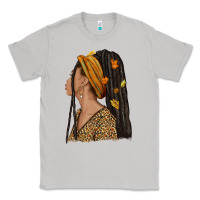 Moon Dust Fall afro woman Classic Tee - NancyCooperArtShop