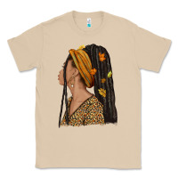 Mushroom Fall afro woman Classic Tee - NancyCooperArtShop