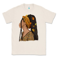 Natural Fall afro woman Classic Tee - NancyCooperArtShop