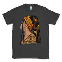 Smoke Fall afro woman Classic Tee - NancyCooperArtShop