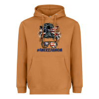 Meerkat americanmom messy bun Heavyweight Hoodie - BarkalooDesign