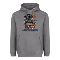 Storm americanmom messy bun Heavyweight Hoodie - BarkalooDesign