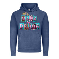 Vintage Denim Mama of Drama Mother's Day Vintage Hoodie - CowGirlArtShop