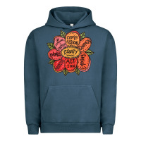 Pigment Midnight Navy Equality Inclusion Diversity Equity Love Never Fails Teacher Urban Hoodie - trangStudio