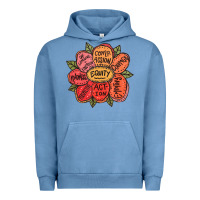 Pigment Pebble Blue Equality Inclusion Diversity Equity Love Never Fails Teacher Urban Hoodie - trangStudio