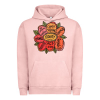 Pigment Salmon Equality Inclusion Diversity Equity Love Never Fails Teacher Urban Hoodie - trangStudio