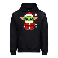 Black baby yoda christmas santa claus Urban Hoodie - trangStudio