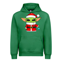 Emerald baby yoda christmas santa claus Urban Hoodie - trangStudio