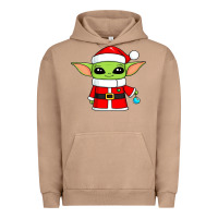 Pigment Burro baby yoda christmas santa claus Urban Hoodie - trangStudio