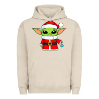 Pigment French Oak baby yoda christmas santa claus Urban Hoodie - trangStudio