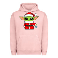 Pigment Salmon baby yoda christmas santa claus Urban Hoodie - trangStudio