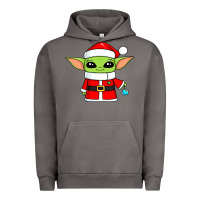 Baby Yoda Christmas Santa Claus Urban Hoodie | Teevron