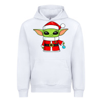 White baby yoda christmas santa claus Urban Hoodie - trangStudio