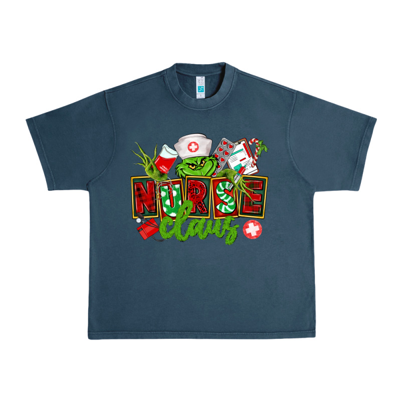 Nurse Claus Christmas Urban Heavy Tee by CowGirlArtShop | Teevron