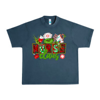 Midnight Navy nurse claus christmas Urban Heavy Tee - CowGirlArtShop