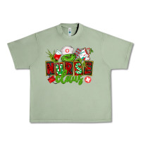 Oil Green nurse claus christmas Urban Heavy Tee - CowGirlArtShop