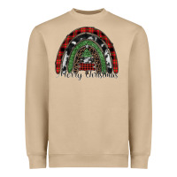 Merry Christmas Rainbow Heavyweight Sweatshirt | Teevron