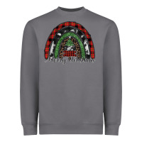 Storm Merry Christmas rainbow Heavyweight Sweatshirt - CowhideDigitalArt