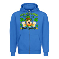 True Royal drink responsibly dont spill it Zipper Hoodie - Artiststas