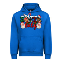 Cobalt santa baby with santa and christmas tree cake Urban Hoodie - AdoDesignShop