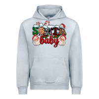 Heather Grey santa baby with santa and christmas tree cake Urban Hoodie - AdoDesignShop