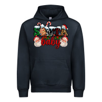 Navy santa baby with santa and christmas tree cake Urban Hoodie - AdoDesignShop