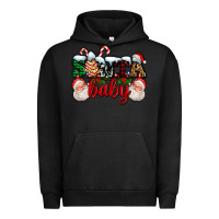 Pigment Black santa baby with santa and christmas tree cake Urban Hoodie - AdoDesignShop