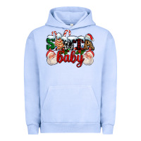 Pigment Grape Ice santa baby with santa and christmas tree cake Urban Hoodie - AdoDesignShop
